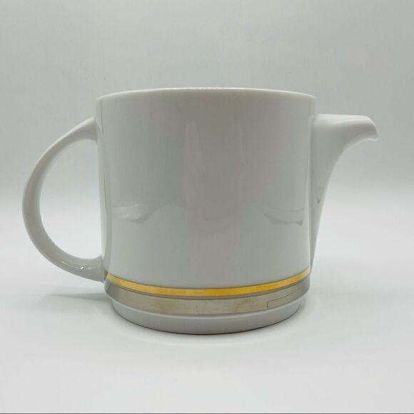 Vintage Mid-Century Thomas Germany Metallic Teapot and Creamer Set - Picture 9 of 10